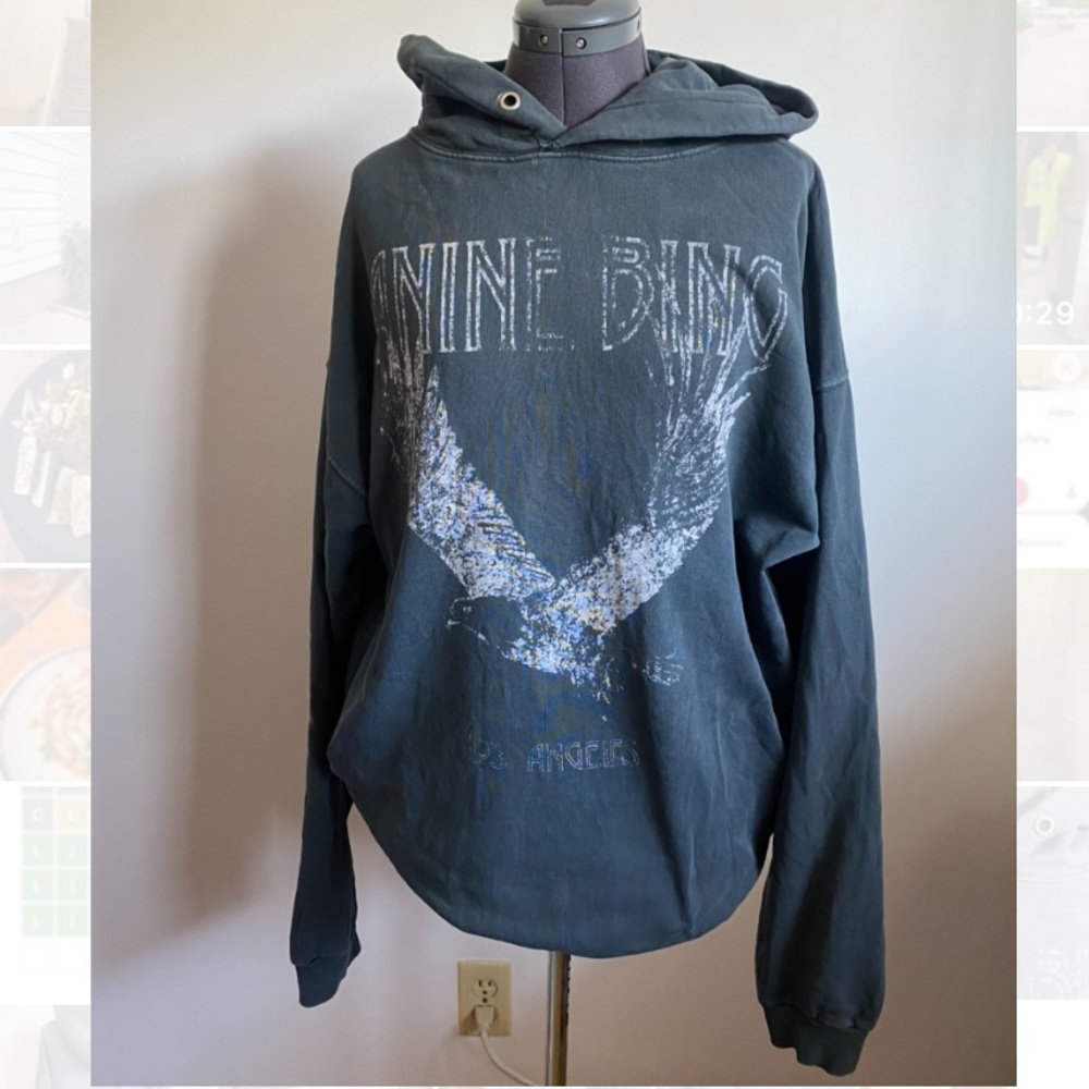 ANINE BING eagle hoodie